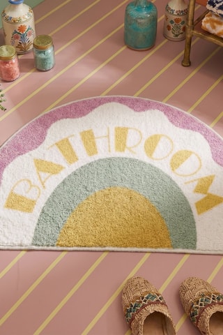 Tapis de bain - Blanc - 60 x 90 cm