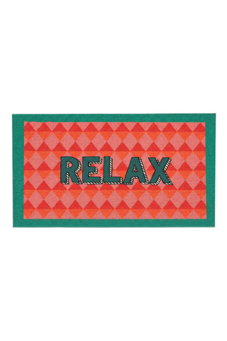 Tapis de bain - Rouge - 60 x 90 cm