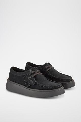 Derbys plateformes en nubuck Torview - Noir