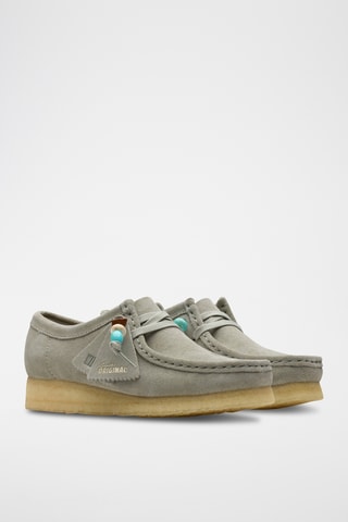 Mocassins en nubuck Wallabee - Gris