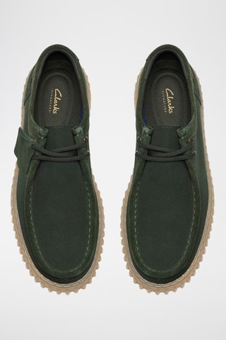 Derbys en nubuck Torhill - Vert