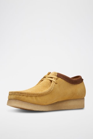 Derbys en nubuck Wallabee - Jaune