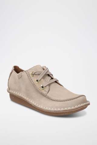 Derbys en nubuck Funny - Beige