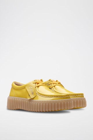 Derbys en cuir verni Torhill - Jaune