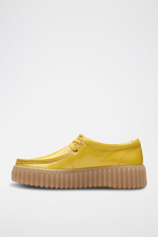 Derbys en cuir verni Torhill - Jaune