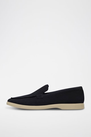 Mocassins en nubuck Torford - Bleu marine