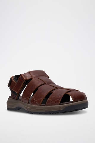Sandales en cuir Guideview - Marron