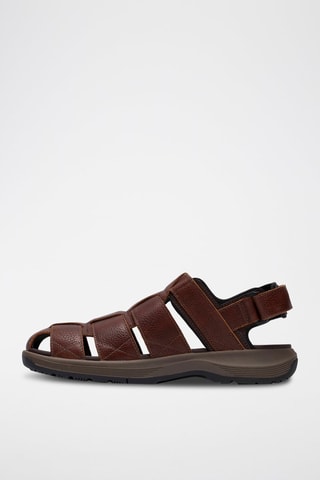 Sandales en cuir Guideview - Marron