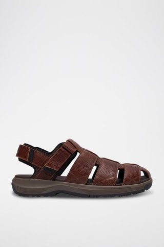 Sandales en cuir Guideview - Marron