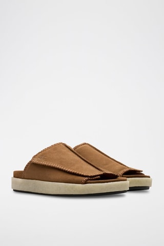 Mules en nubuck OverleighSlide - Marron