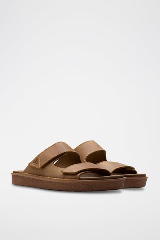 Mules en cuir Litton - Marron