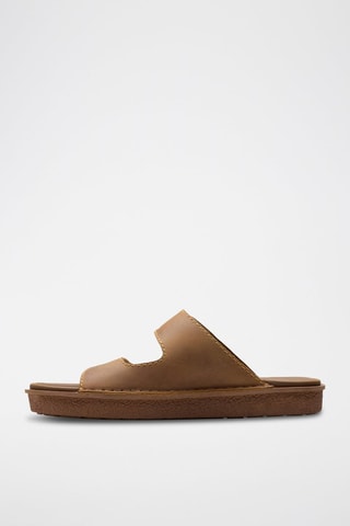 Mules en cuir Litton - Marron