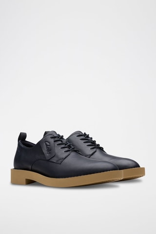 Derbys en cuir Martock - Bleu marine