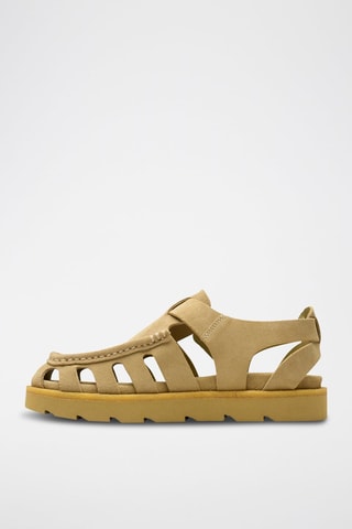 Sandales plateformes en nubuck Meadow - Beige