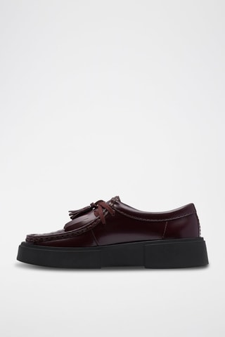 Mocassins plateformes en cuir Torview - Bordeaux