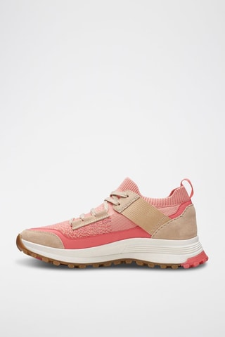 Tennis montantes ATLTrekKnit - Saumon