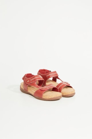 Sandales en cuir Roseville Mae - Rouge