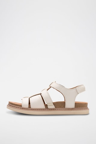 Sandales en cuir Arwell - Crème
