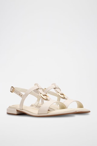 Sandales en cuir Ariany - Crème