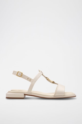 Sandales en cuir Ariany - Crème