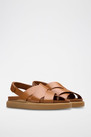 Sandales en cuir Aristella - Marron