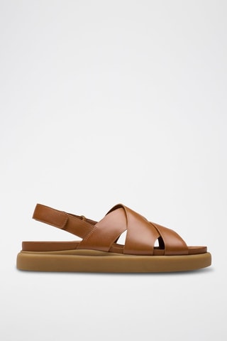 Sandales en cuir Aristella - Marron