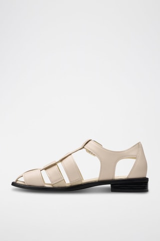 Sandales en cuir Hana - Ecru