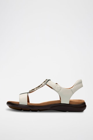Sandales en cuir Kitly - Blanc
