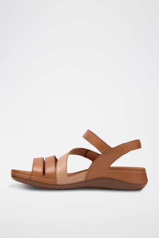 Sandales en cuir Cecily - Marron