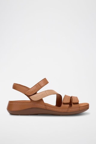 Sandales en cuir Cecily - Marron