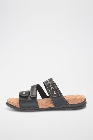 Mules en cuir Roseville Bay - Noir
