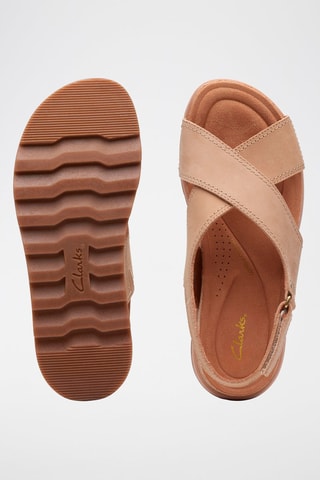 Sandales en cuir Yacht Cross - Beige
