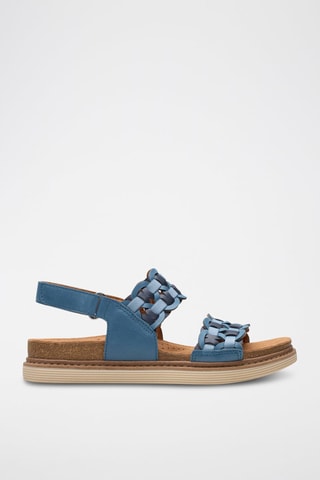 Sandales en cuir Arwell - Bleu