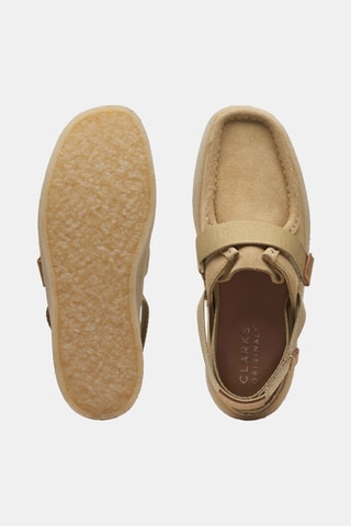 Mocassins plateformes en nubuck WallaCup - Beige