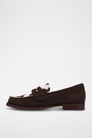 Mocassins en cuir - Marron foncé