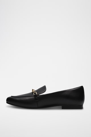 Mocassins en cuir - Noir