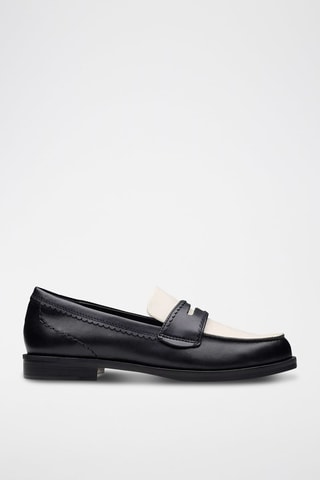 Mocassins en cuir Straven Edge - Noir