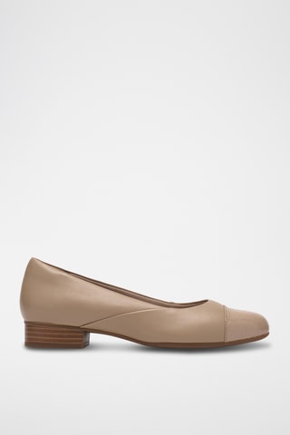 Escarpins en cuir - Taupe