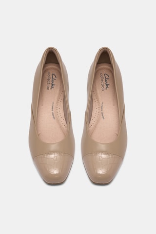 Escarpins en cuir - Taupe
