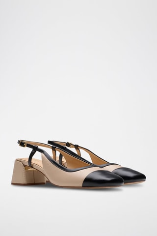 Escarpins en cuir Nyta45 - Beige