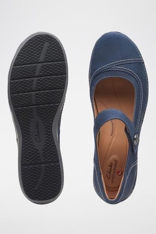 Babies en nubuck Appley - Bleu marine