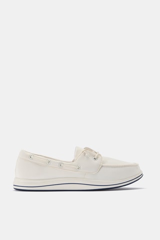 Chaussures bateau - Blanc