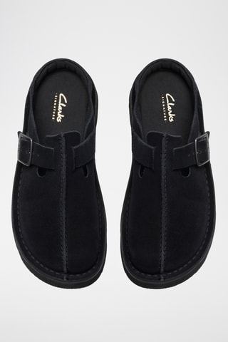Sabots en nubuck Solsbury - Noir