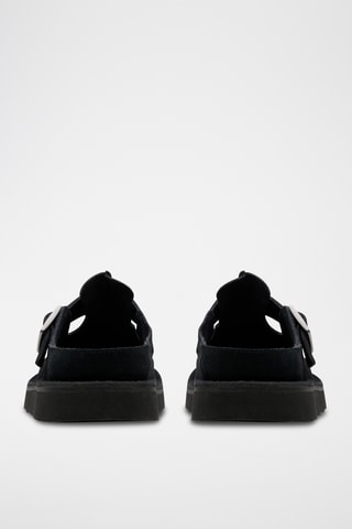 Sabots en nubuck Solsbury - Noir