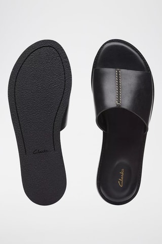 Mules en cuir Karsea - Noir