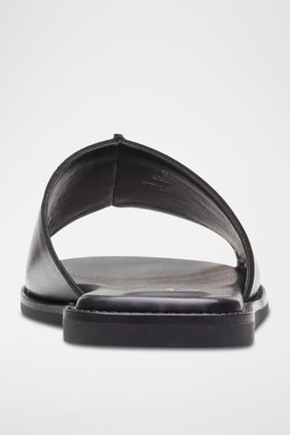Mules en cuir Karsea - Noir