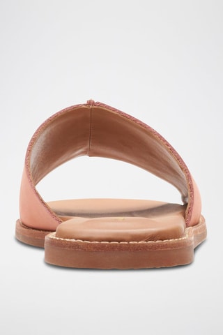 Mules en nubuck Karsea - Corail