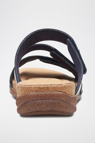 Mules en cuir Roseville Bay - Bleu marine