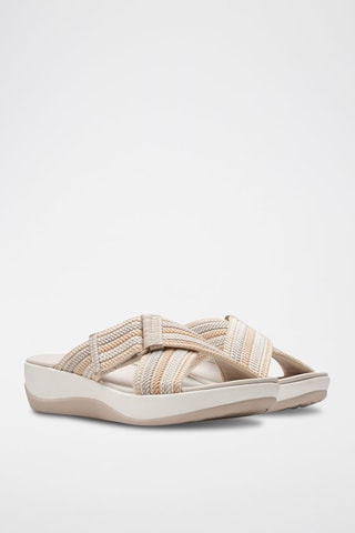 Mules compensées Arla - Beige