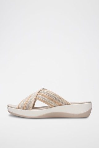 Mules compensées Arla - Beige